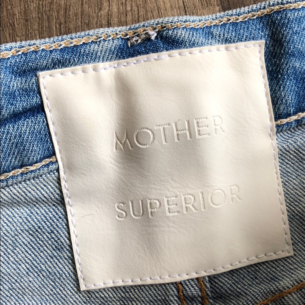Mother Superior The Tomcat Roller in I Confess Light Wash Jeans 28 - Picture 7 of 14